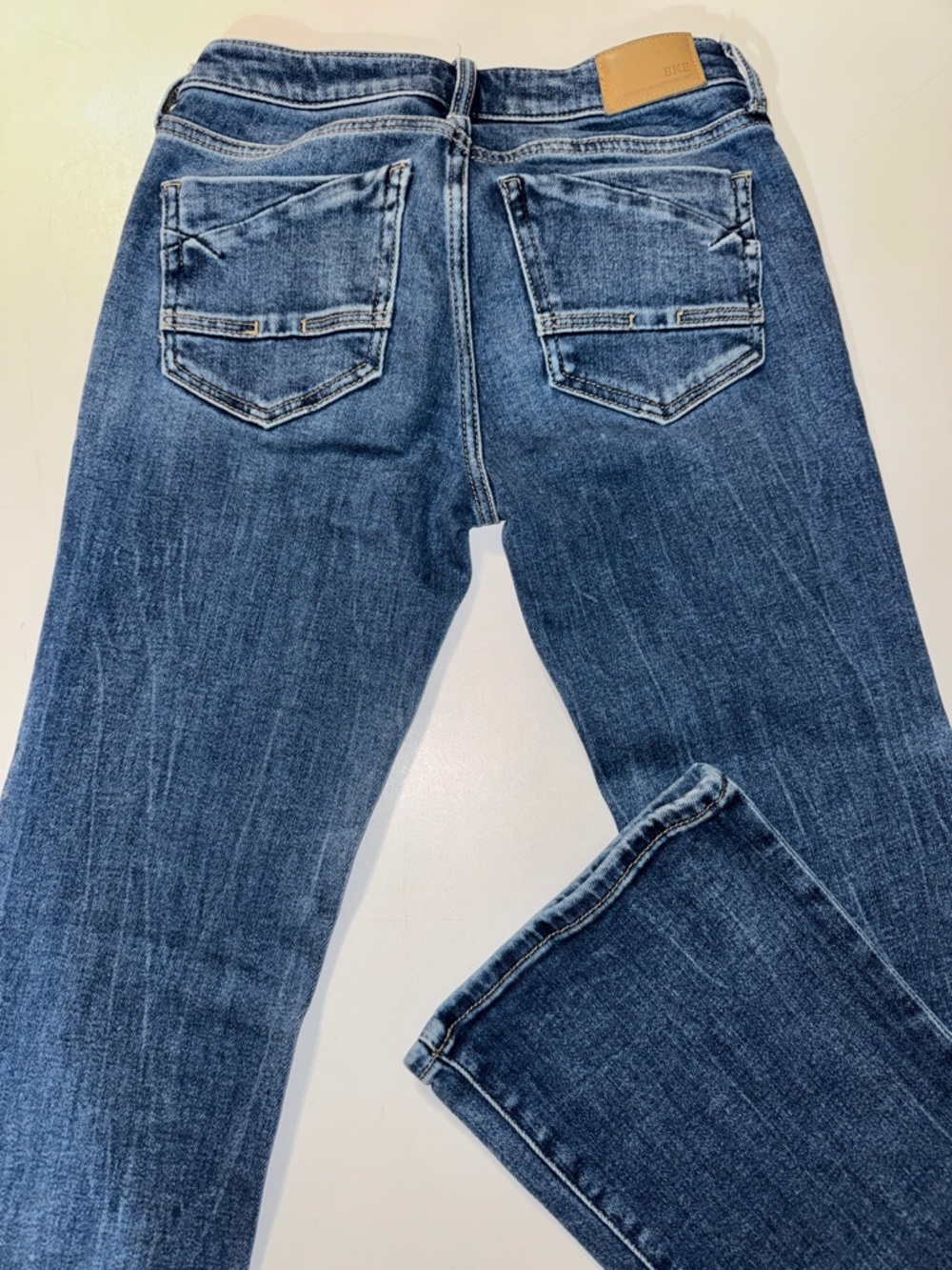 BKE Slim fit Low Rise Women’s Blue Boot Cut Jeans - Picture 5 of 7